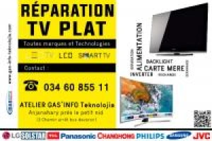 61562 - SPECIALISTE EN REPARATION TV PLAT et CURVE à MADAGASCAR